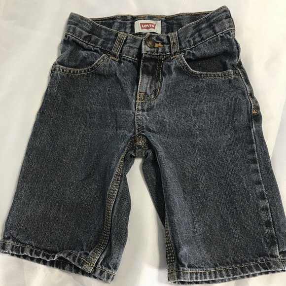 Levi Strauss Classic Red Label Shorts Youth Size 5 Reg Faux Button Pocket Design - Picture 4 of 12